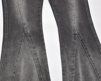 Gradient Washed Flared Jeans For Men