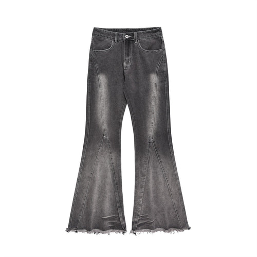 Gradient Washed Flared Jeans For Men