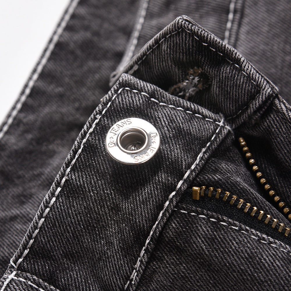 Gradient Washed Flared Jeans For Men