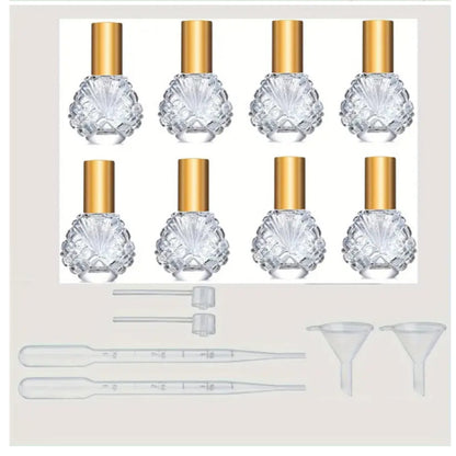 Glass Perfume Bottle With Screw Cap Perfume Refill Bottle