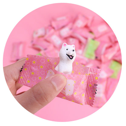 Simulation Bunny Duck Puppy Kitten Miniature Model Ornament